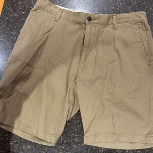 Dockers Men's Khaki Flat Front Shorts